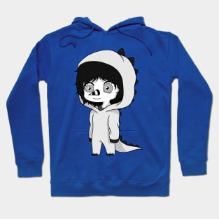 laughing jack dinosaur chibi Hoodie